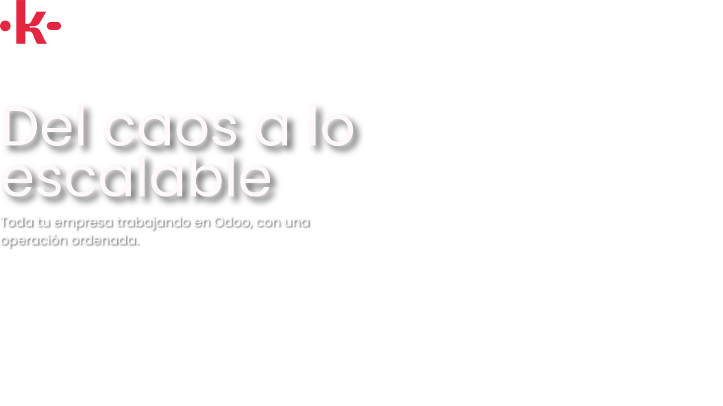 Del Caos a lo Escalable
