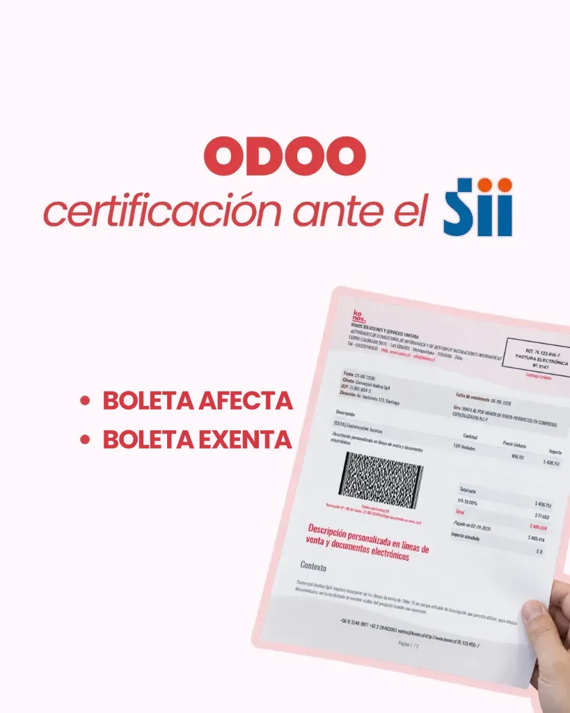 Certificación Boleta Electrónica