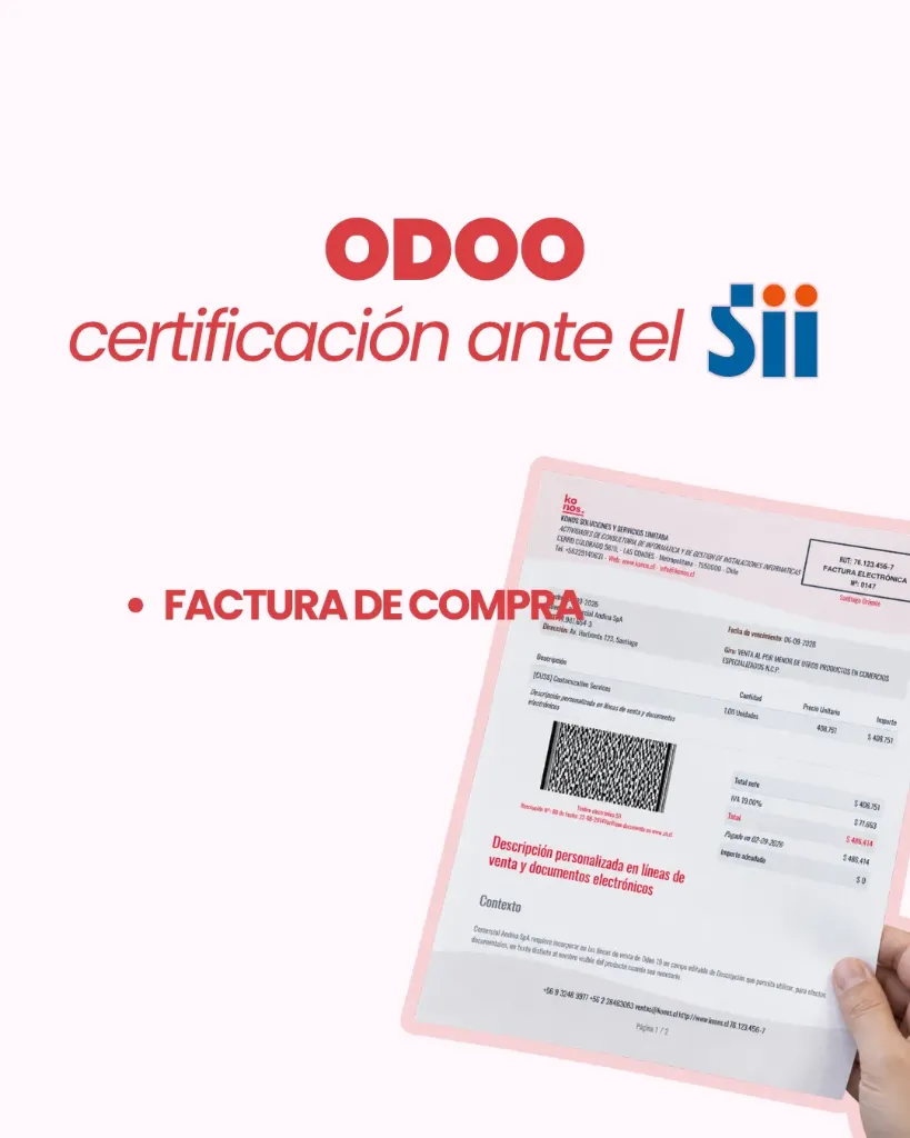 Certificación Factura de Compra Electrónica