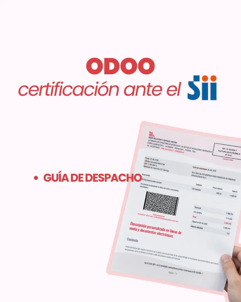 Certificación Facturación de Guía de Despacho Electrónica